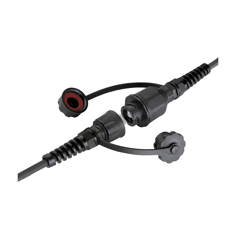 21R-U5-10BL Коммутационный шнур Industrial 5e U-UTP, TPE, вилка в промышл исполнении, вилка RJ45. Байонетная система соединения