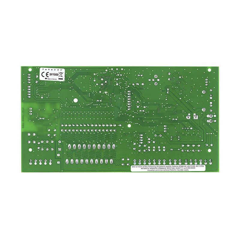 SP7000 — Контрольная панель от 16 до 32 зон, 16 зон на плате, 2 подсистемы _02