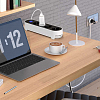 Вилка прямая Schuko 2P+E 16A 250В~, SBrico, белый