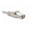 Кабель точки консолидации категории 6A S/FTP, LSZH, односторонний, 3 м, белый