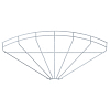Угловая секция 90° 55x400 мм, Тип: GRB 90 540 FT