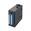 Панель на DIN-рейку Q-SLOT MPO, 24 x LC — 1 x 24 MPO, фиксированные, OS2