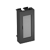 Заглушка с полем для маркировки Modul45 45x22,5 мм (черный), Тип: ADP-BF SWGR0.5