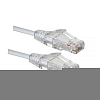 Коммутационный шнур категории 6 SLIM LINE, U/UTP, HF, T568B, 15 м, белый
