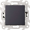 Переключатель проходной 10AX 250В, Push&Go, цвета графит S24 Harmonie, SIMON 2420201-038
