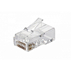 Вилка RJ45 Q-PLUG, категория 6, UTP, для полевой установки, без цвета, упаковка 50 штук