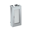 Заглушка с полем для маркировки Modul45 45x22,5 мм (серебристый), Тип: ADP-BF AL0.5