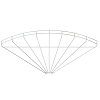 Угловая секция 90° 55x600 мм, Тип: GRB 90 560 G